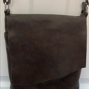 Leather crossbody purse gently used!